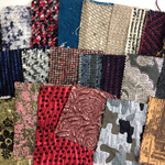 【インポート生地】　再入荷！ニット・ジャガード生地ハギレセット