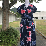 47.浴衣リメイク カシュクールワンピース
