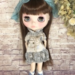 1025 WhiteNight ウサギワンピース コーデ ワンピース ブライス アウトフィット