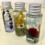 ハーバリウムミニ3本セット バラ、ミモザ、ラベンダー