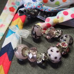 USAヘアタイ用チャーム9pcs・ビッグホールロンデル