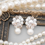 【特集掲載】110.大ぶりPearl bijou* ピアス✴イヤリング