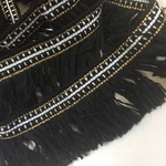 フリンジ☆タッセル40cm☆ブラック