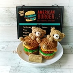 くまちゃんハンバーガーな気分♪