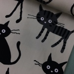 110×50★でかっ！！猫ちゃん★白地