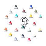 【お色・形が選べる‼︎】coccuri＊bi-color silver earring