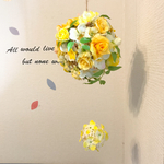  ゆらゆら 黄色いお花のモビール