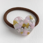 Hearts - pastel colors - ヘアゴム 