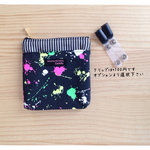 SALE  移動ポケット【インク柄】マチ付き ティッシュケース お財布にも♪