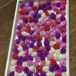 お花屋さんが作った数え切れないほどの千日紅  No76