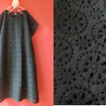 ◆夏物セール￥2,300引き!!◆総レース　刺繍　サークルフラワー　ワンピース　黒 