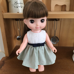 【受注製作】プチロンドのワンピース  (メルちゃん、ソランちゃん用)