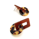 Tortoise  shell ピアス(Brown)