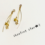 貼るピアス❇︎流れ星❇︎ビジューと星❇︎シールピアス
