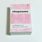 100枚ショップカードオーダー 名刺 メッセージカード、アクセサリー台紙にも★