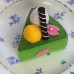 🍵抹茶ケーキ 『フルーツケーキシリーズ』フェルト ままごと