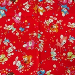 シーチング（レトロバンビ柄）50ｃｍ×50ｃｍ