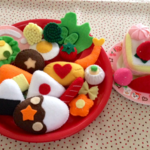 ☆再再・・販☆①フェルトおままごと☆お子様ランチケーキセット☆