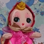 文化人形 頭巾ちゃん 鈴入り ピンク