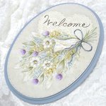送料無料❤ナチュラルスワッグのウェルカムプレート