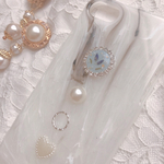 【new】オールドフラワー(大理石)♡iPhone case