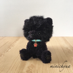 【black-bear様 専用】ペットなポメラニアン(黒)🐾あみぐるみ