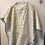 New★収納コンパクト☆授乳ケープ再販（新柄♡北欧花柄・イエロー）