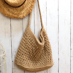 A4サイズの麻ひもショルダーバッグ