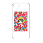(受注生産)花畑のおとめスマホケース(red)