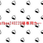 sfbox240220様専用カート