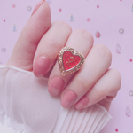 rose♡heartring