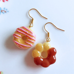 チョコといちごソースのドーナツピアス/イヤリング♡②