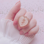 tulle dot♡ring.white