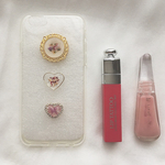 3種の押し花 iPhoneケース 