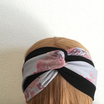 pink rose ×黒ターバン