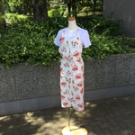ミニトマトがいっぱいのエプロン