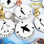 ■　選べるペンギン全15種　お名前キーホルダー
