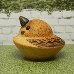 福良雀さん（100羽目さん） 木製 すずめ スズメ