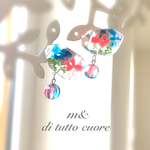 セール!！¥880→¥500氷の金魚ピアス/ノンホールピアス/イヤリング