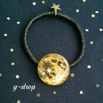　*＊ Full moon ＊*　　アートヘアゴム　　