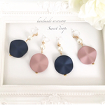 花びら パールピアス/ノンホールピアス 