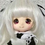 Clouds  clover ドールアイ 8mm ミラーレッド オビツ11