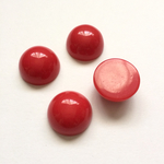 4個 18mm 樹脂カボション レッド