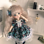 オビツ11＊ロマンティックドレス(青)