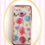 [受注作成] デコパージュ   iPhone 7,  iPhone 8ボタニカル  シリコン ソフトケース 