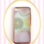 [受注作成] デコパージュ スマホケース iphone各種 水彩 カラフル ソフトケース