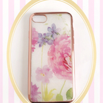 [受注作成] デコパージュ スマホケース iphone各種 水彩 カラフル ソフトケース