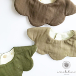 Autumn color はなびらスタイ(無地×星柄ホワイト)