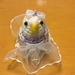 バレリーナ♡セキセイインコちゃん（ライラック・モヘア入り）