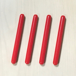 VINTAGE RED TUBE STICK BEADS